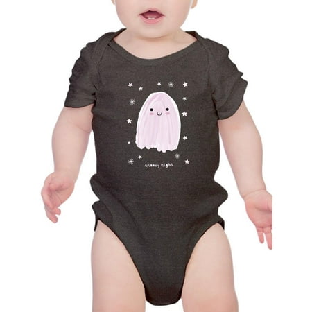 

Spooky Night. Cute Happy Ghost Bodysuit Infant -Image by Shutterstock 24 Months