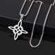 thumbnail image 5 of Collar con cruz de plata Nikou Collar de metal sencillo moderno 50 + 5 cm, 5 of 12