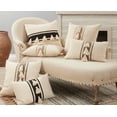 thumbnail image 3 of Saro Lifestyle Striped Tassel Throw Pillow Cover, 3 of 4