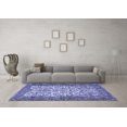 thumbnail image 3 of Ahgly Company Machine Washable Indoor Rectangle Persian Blue Traditional Area Rugs, 5' x 7', 3 of 4