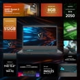 thumbnail image 2 of Laptop Gamer MSI Thin A15 NVIDIA GeForce RTX 2050 AMD Ryzen 5 7535HS 8GB RAM 512GB SSD 15.6" Windows 11 Home Teclado en Ingles, 2 of 5