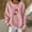 Pink, variant on EchfiProm Womens Oversized Christmas Sweatshirts Sweatshirt Vintage Festive Xmas Light Up Long Sleeve Shirts for Women Pullover