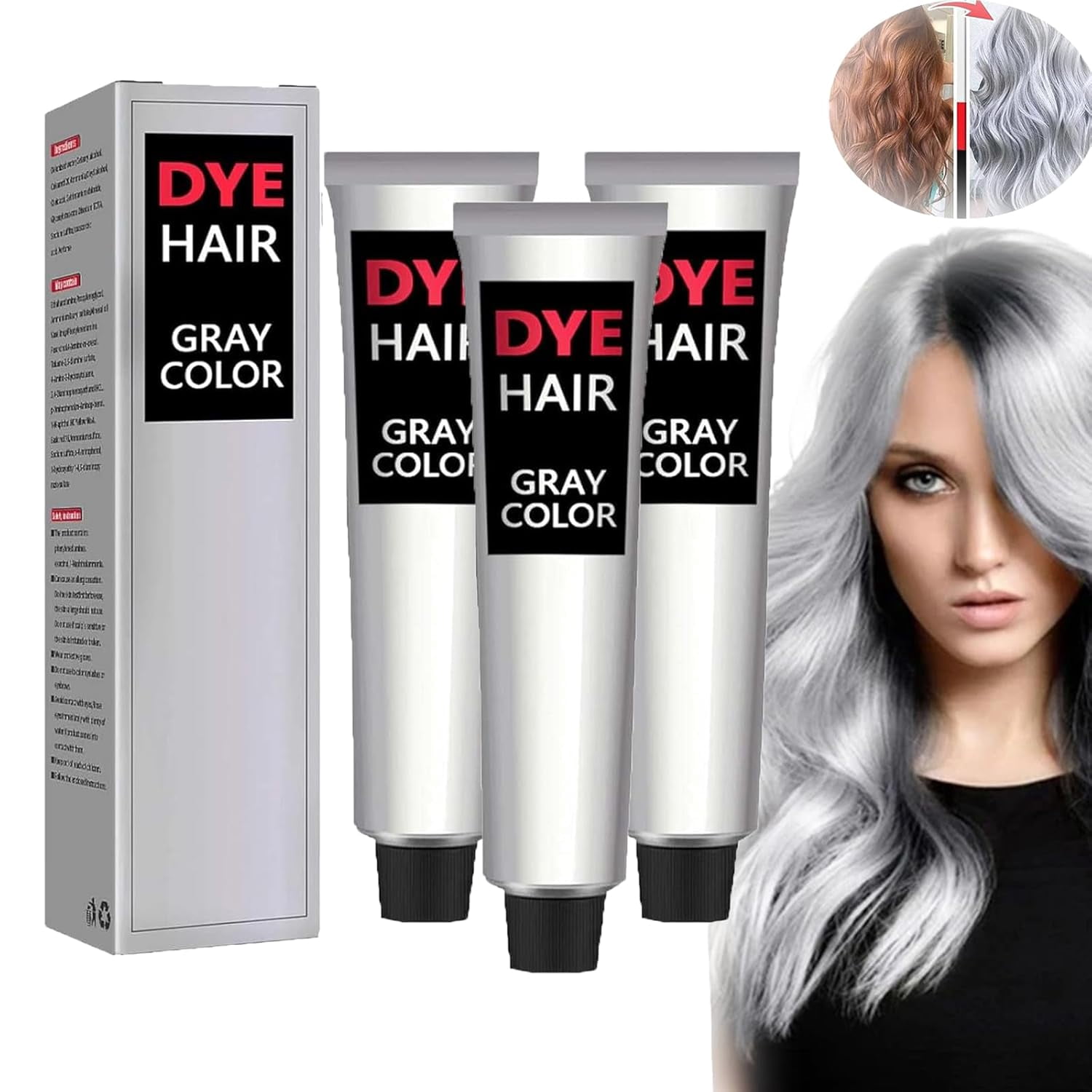 HELLAWELL PROFESSIONALS BOXY COLOR Hair Dye Kit, Permanent Cream