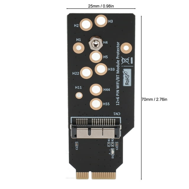 p>Adaptateur de Protection de Module Wifi Adaptateur de Protection de Module pour Carte Wifi 12+6Pin et Adaptateur de Protection de Module pour Air 2010-2011 BCM94360CD BCM94331CD BCM94360CS BCM94360CS2