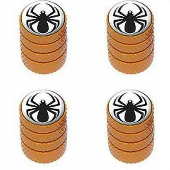 Spider Black Spiderman Tire Rim Wheel Aluminum Valve Stem Caps, Multiple Colors