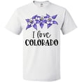 thumbnail image 3 of Inktastic I Love Colorado Columbine Flowers T-Shirt, 3 of 5