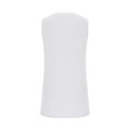 thumbnail image 3 of up to 60% off Gifts Usmixi Womens Tank Tops Casual Solid Loose Breathable Workout Pocket Tshirts Vest Summer Trendy Plain V-Neck Sleeveless Shirts Blouse White XXL, 3 of 5
