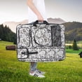 thumbnail image 4 of Bolsa para bloc de bocetos, camuflaje, cremallera grande, tablero de dibujo, herramienta de arte, bolsa de transporte, camuflaje gris, 4 of 13