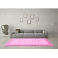 thumbnail image 3 of Ahgly Company Indoor Square Abstract Pink Modern Area Rugs, 6' Square, 3 of 4