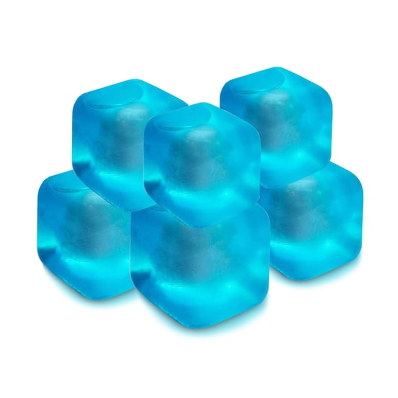 Cubos de hielo reutilizables M PAIN de 6 piezas, 6,6 cm, libres de BPA