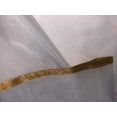 thumbnail image 6 of 100% Silk ORGANZA FABRIC WHITE WITH GOLD BORDER 44" WIDE [15915], 6 of 6