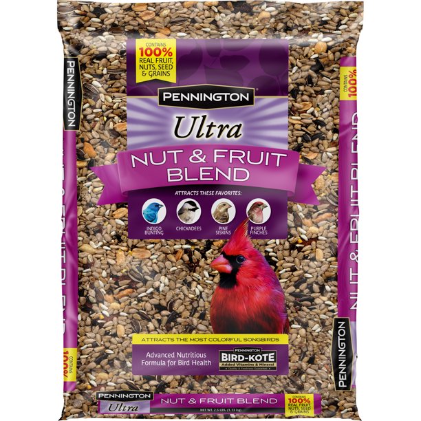 Pennington Ultra Fruit & Nut Blend Wild Bird Seed and Feed, 2.5 lbs