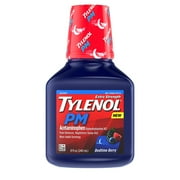 5 Pack Tylenol PM Extra Strength Liquid, Sleep Aid/Pain Reliever, 8 oz each