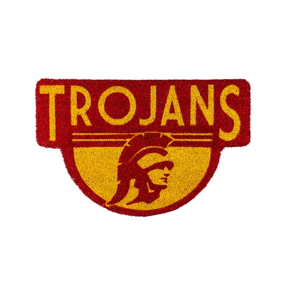 Evergreen Floor Mat University of Southern California, Shaped Coir, 28'' x 18'' inches