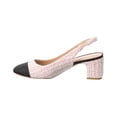 thumbnail image 2 of Stuart Weitzman Milla 55 Tweed & Grosgrain Slingback Pump, 7.5, Pink, 2 of 5