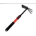 thumbnail image 2 of Ergonomic Metal Hand Tiller Cultivator Tool PVC Handle for Garden Farming, 2 of 7