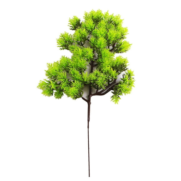 Trayknick Artificial Plant Unique Lively Plastic Fake Pine Cypress Plant for Garden