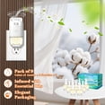 thumbnail image 4 of Plug In Air Freshener Starter Kit - Hawaiian, Jasmine, Cotton Scents for Home & Bathroom, 1 Warmer and 9 Essential Oil Refills, Compatible with Air Wick & Glade, Not Include Glade Plus, 4 of 4