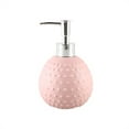 thumbnail image 1 of Dispensador de jabón de cerámica for baño, con relieve redondeado for fregadero de cocina, 370 ml/12,5 oz de líquido rellenable., 1 of 6