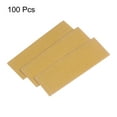 thumbnail image 3 of Uxcell 100pcs Papel de Lija Micro 220 Granos 3.5x1.2 Pulgadas Hojas de Lija Mini para Proyectos Pequeños de Madera Metal Espacios Ajustados Trabajo de Pulido, 3 of 6