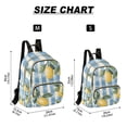 thumbnail image 2 of FORMRS Mini Backpack Purse for Women Quilted Travel Daypack Casual Shoulder Bag, Retro Lemon Leaves, 2 of 7