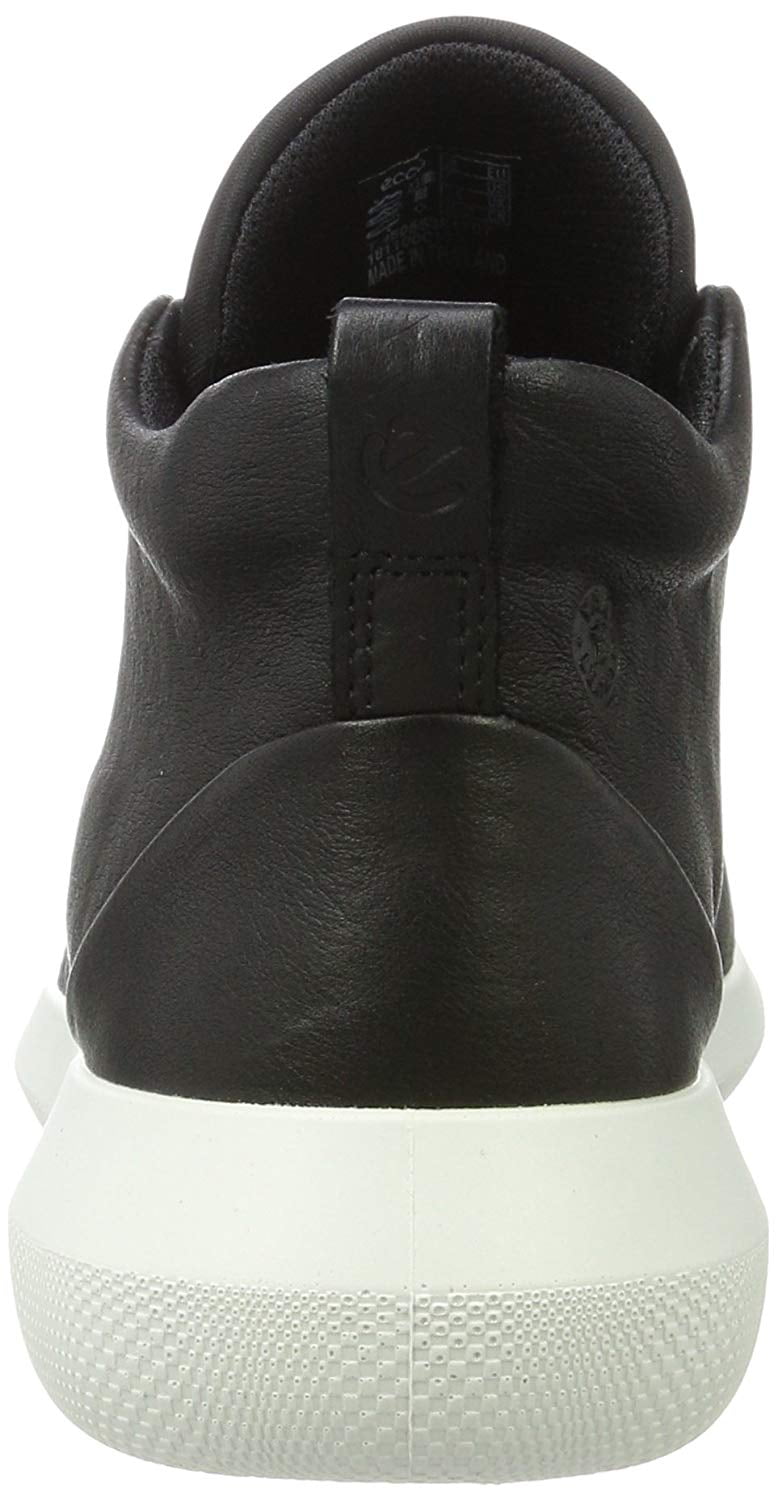 ECCO Womens Scinapse Hight Top Bungee Fashion Sneakers, Black/Black, Size 10.0 ECCO Womens Scinapse Hight Top Bungee Fashion Sneakers, Black/Black, Size 10.0