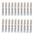 thumbnail image 1 of Qarigey 20 Pieces Lash Shampoo Brushes Cosmetic Off Remover Peel Lash Tool Pinceles de maquillaje y herramientas Oro negro, 1 of 1