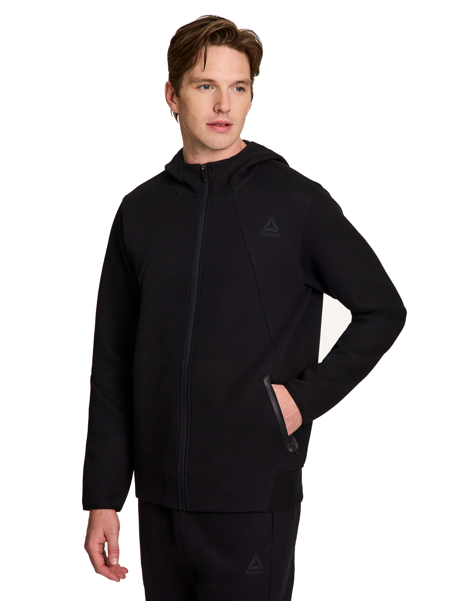 Reebok Men's Momentum Fleece Full-Zip Hoodie photo 5