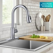 KRAUS Coda 2-Function Single Handle Pull-Down Kitchen Faucet in Chrome