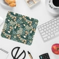 thumbnail image 4 of Square Flower Mouse Pad Premium Washable Cloth, NonSlip Rubber Base, Durable Stitched Edges, Perfect for Computers and Laptops, 9.25x7.75x0.12 Inch, 4 of 6
