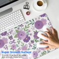 thumbnail image 4 of Long Mouse Pads for Desk,Pioneer Flower Floral Print Pattern Desk Mats on Top Of Desks, Desk Mouse Pad Extra Large with 3mm Non-Slip Base and Stitched Edge for Gaming,Office,Work,Home 31.5"x11.8", 4 of 6