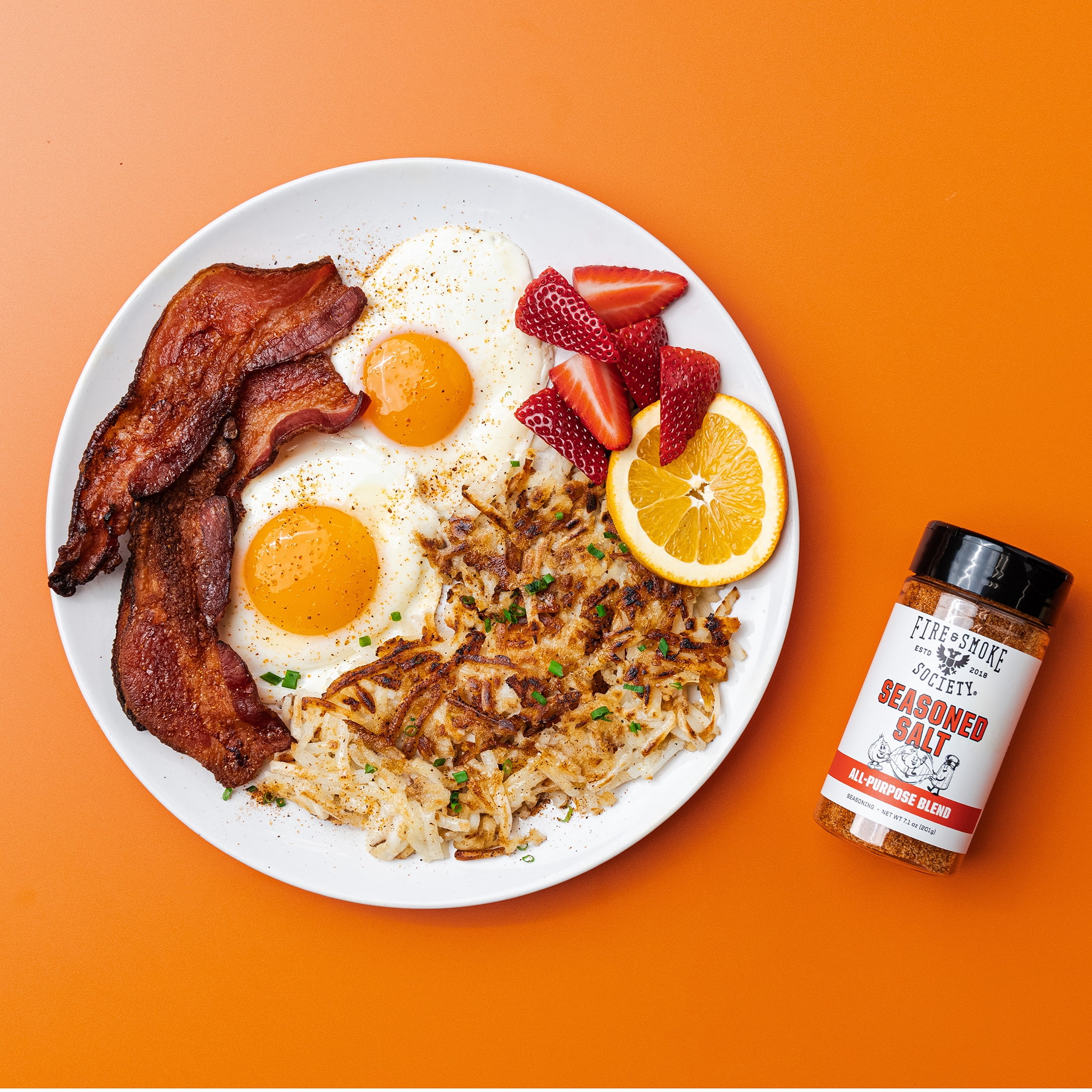 Fire & Smoke Society Seasoned Salt, All-Purpose Seasoning Blend, 7.1 oz Mixed Spices & Seasonings