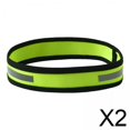 thumbnail image 1 of 2xDiadema Deportiva Para Exteriores, Para Correr De Noche, Para En Bicicleta, Banda Reflectante Para El Sudor, Color Verde, 1 of 5