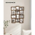 thumbnail image 2 of Collage Picture Frames, 4x6 for Wall Decor, Multi Family Photo for Gallery Decor, Hanging Display, Set of 12, Rustic Brown URPF026X01, 2 of 4