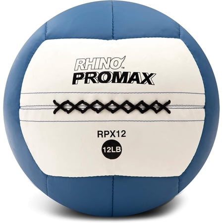 Champion Sports RPX12 Rhino Promax Slam Balls 12 lb Soft Shell with Non-Slip Grip Medicine Wall Exercise Ball for Weightlifting Plyometrics Cross Training & Home Gym Fitness
