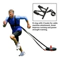thumbnail image 2 of Troglfold training support Fitness Sled Harness Tire Pulling Resistance Band Training Vest for Gym Workout,62.2"X16.54"X1.97", 2 of 10