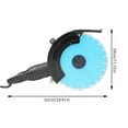 thumbnail image 5 of 14'' Portable Electric Concrete Saw with Water Pump and Blade Wet/Dry Cutter, 5 of 16