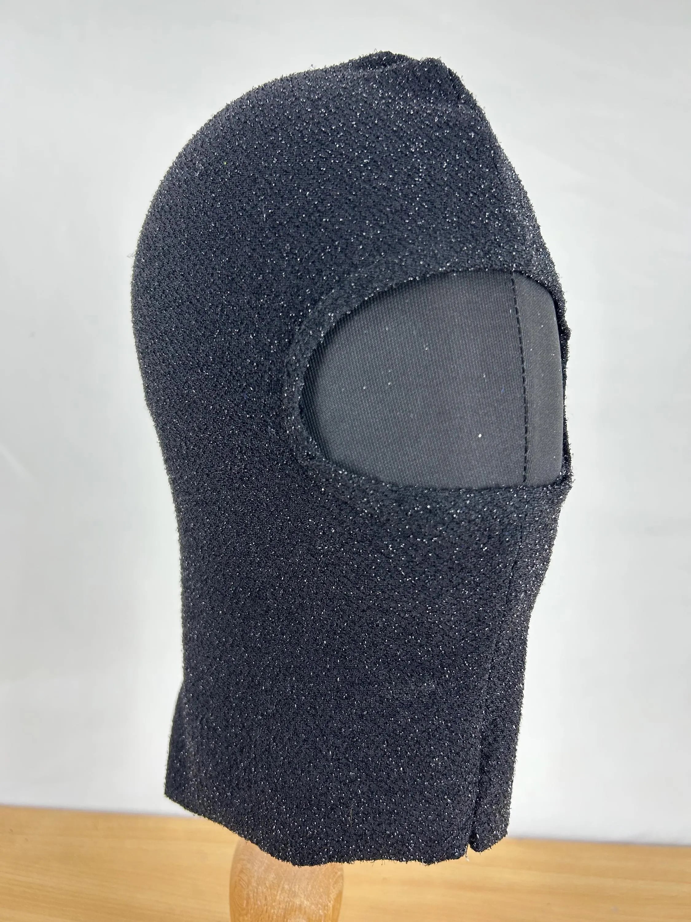 X balaclava ski mask designer inspired unisex standart size black color festival carnival party cosplay nightclub cotton off white color