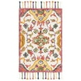thumbnail image 3 of SAFAVIEH Blossom Ira Floral Wool Runner Rug, Ivory/Multi, 2'3" x 6', 3 of 7