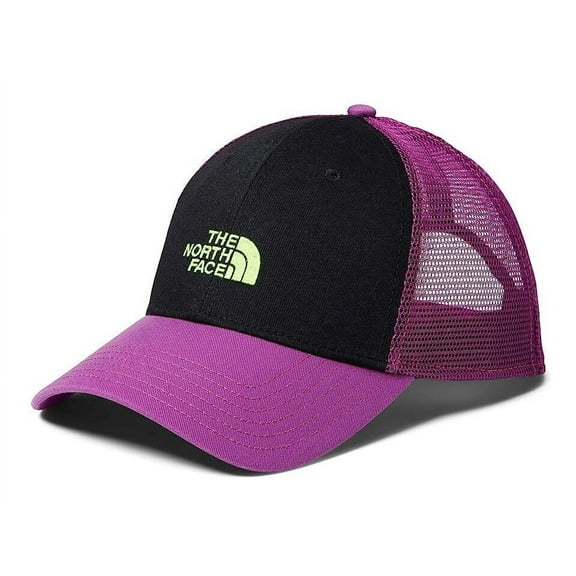 The North Face NF0A5FXAUK7 Unisex Black Purple Mudder Trucker Hat One Size TS211