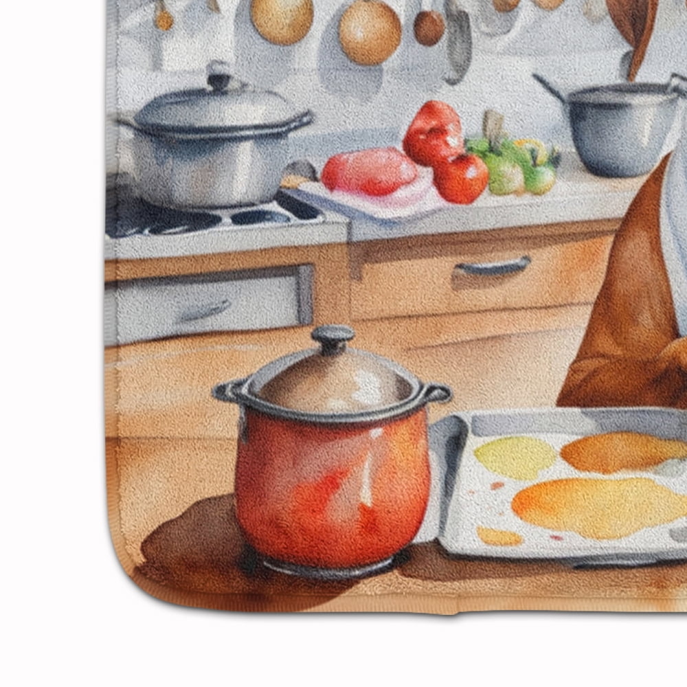 Yorkie Yorkshire Terrier The Chef Memory Foam Kitchen Mat