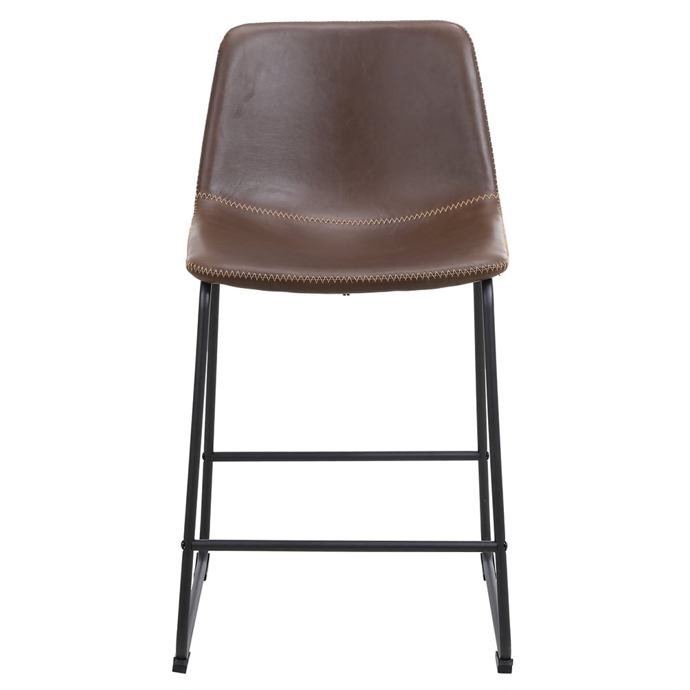 Private Jungle FCH 2pcs Wrought Iron Bar Stool Medium Height 47*35*87cm Dark Brown Private Jungle FCH 2pcs Wrought Iron Bar Stool Medium Height 47*35*87cm Dark Brown