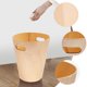 thumbnail image 2 of GOOHOCHY Cubo de basura redondo para dormitorio, pequeño, de mesa, de madera, 2 of 8