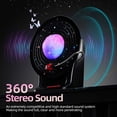 thumbnail image 3 of Altavoz Bluetooth con Luz , Lámpara Lunar, Barra de Sonido con Luz de Luna Ambiental Colorida Retro, Reproductor de Música Estéreo Inalámbrico X7-C, 3 of 5