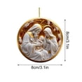 thumbnail image 3 of Decorative Pendant Christmas Pendant Acrylic Flatbed Car Decoration, 3 of 5