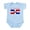 Sky Blue, variant on CafePress - Dominican Infant Bodysuit - Baby Light Bodysuit, Size Newborn - 24 Months