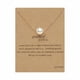 thumbnail image 1 of Venta de collar de perlas con cadena para clavícula, 1 of 4