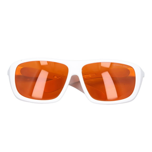 Goggles, Fast Light Response Eye Pressure Relief PC Plastic 180-500nm Wavelength Protection Glasses High Attenuation Rate For Industrial Use White,Black