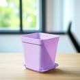 thumbnail image 2 of FUTUREORYY Square Seedling Nursery Pots Flower Pot Plastic Violet Garden Supplies Modern Design 10pcs, 2 of 8