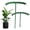 Long 4pcs, variant on 4/8 Pack Plant Support Stakes Plastic Half Round Plant Support Ring for Indoor Outdoor Plants Flower Pot Climbing Trellis Garden Plant Stand Set for Hydrangeas Roses Tomatoes